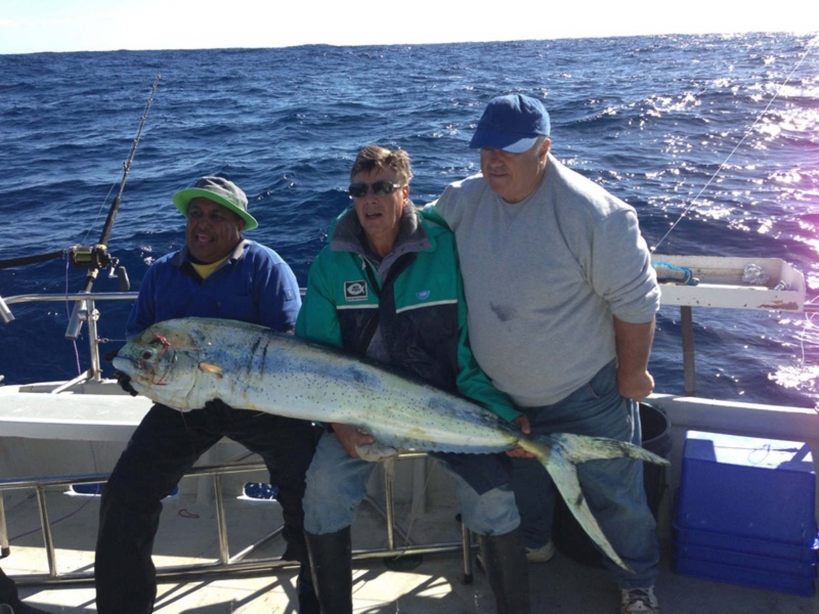 An angler with a big catch