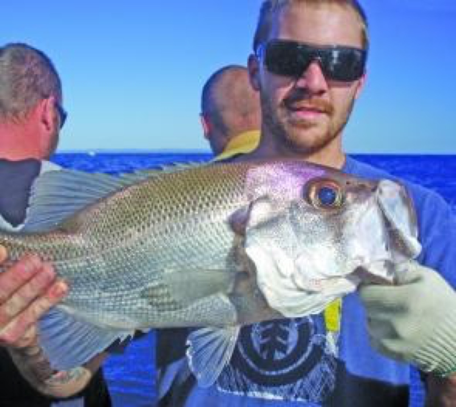 A snapper caught on the offshore reefs